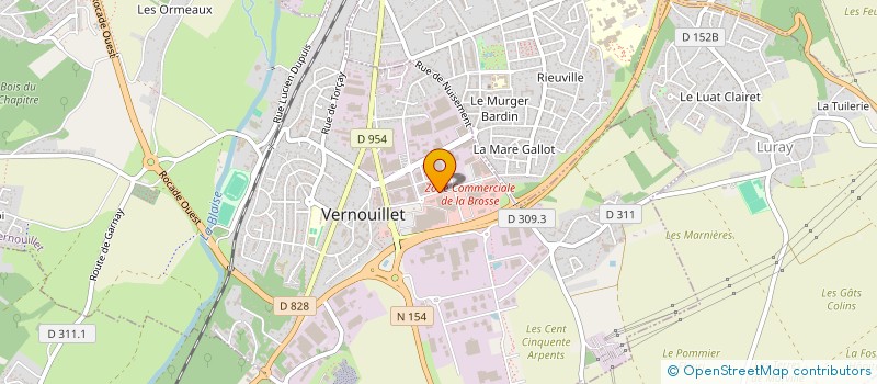 localisation de l'entreprise ALMAT à VERNOUILLET