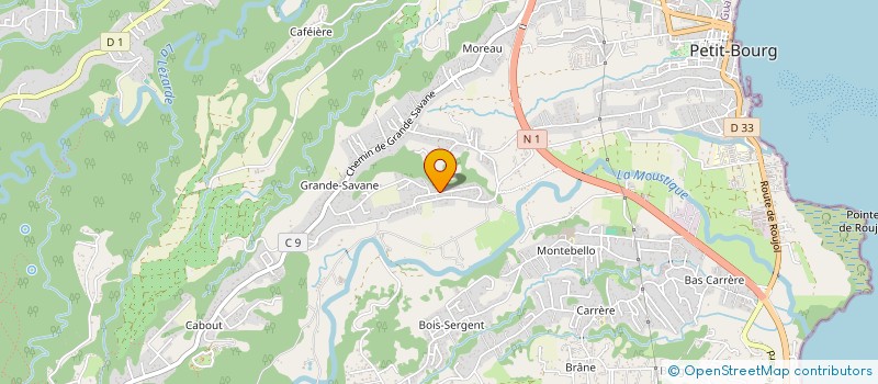 localisation de l'entreprise ALMAT à PETIT-BOURG