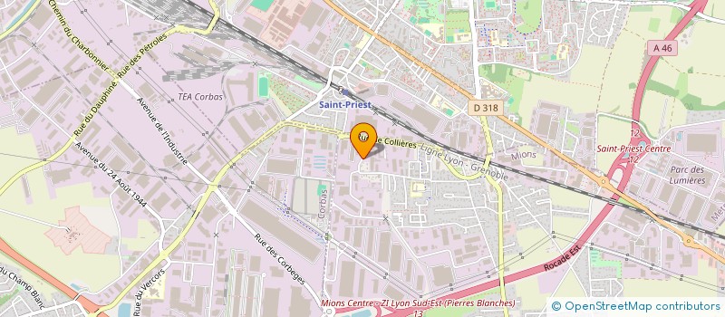 localisation de l'entreprise ALMAT IMMO  VENISSIEUX