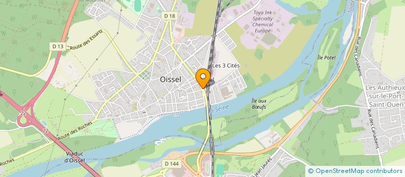 localisation de l'entreprise ALMAT SOLUTION HABITAT à OISSEL