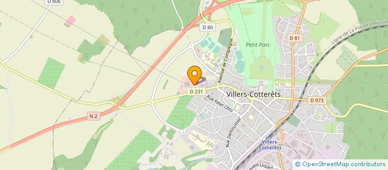 localisation de l'entreprise ALMATDIS  VILLERS-COTTERETS