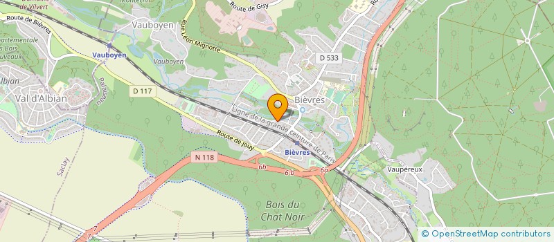 localisation de l'entreprise ALMATEC  BIEVRES