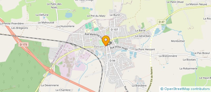 localisation de l'entreprise ALMATINE  CHERRUEIX