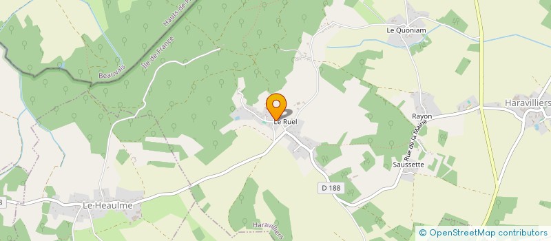 localisation de l'entreprise ALMATO  HARAVILLIERS