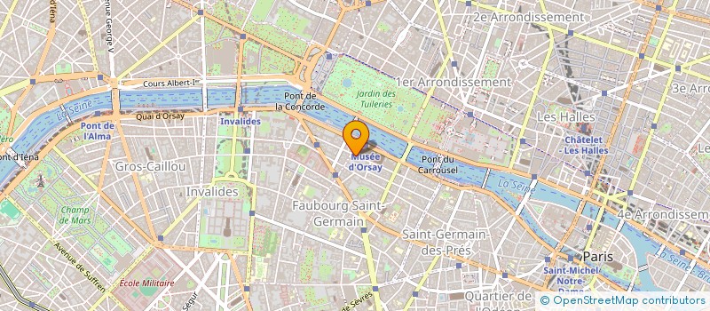 localisation de l'entreprise ALMAVI à PARIS