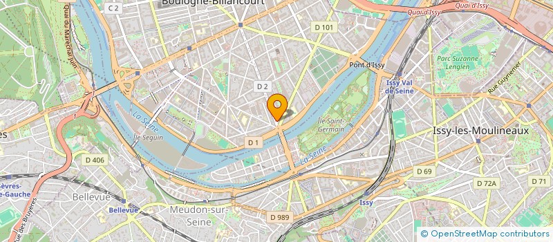 localisation de l'entreprise ALMAVICK à BOULOGNE-BILLANCOURT