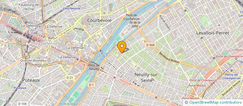 localisation de l'entreprise ALMAVISION à NEUILLY-SUR-SEINE