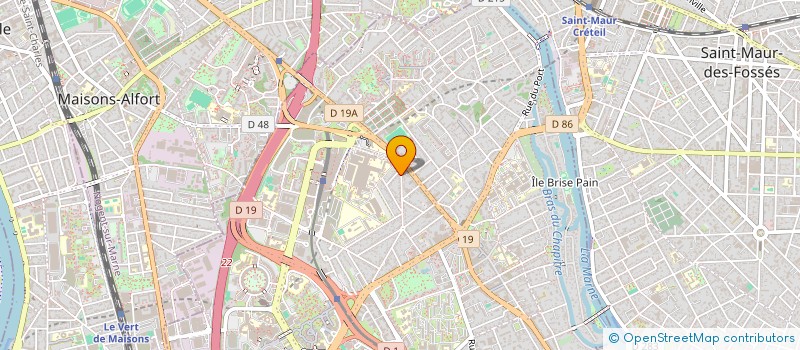 localisation de l'entreprise ALMAWEB  CRETEIL