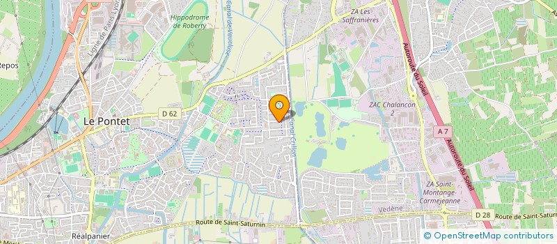 localisation de l'entreprise ALMAX  LE PONTET