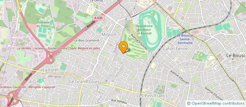 localisation de l'entreprise ALMAX  BORDEAUX