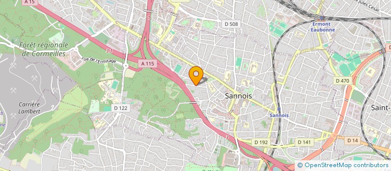 localisation de l'entreprise ALMAYA à SANNOIS