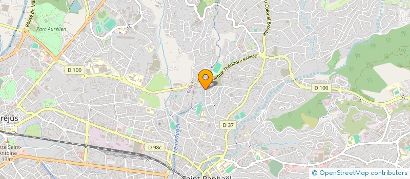 localisation de l'entreprise ALMAYA  SAINT-RAPHAEL