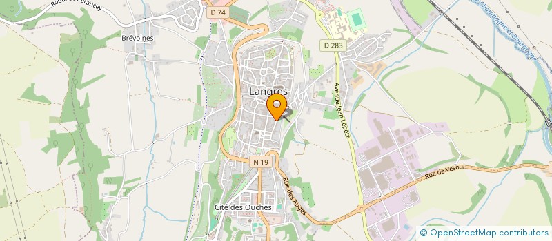 localisation de l'entreprise ALMAZ-FRANCE à LANGRES