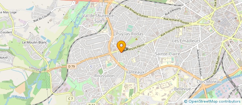 localisation de l'entreprise ALMAZONO  LIMOGES