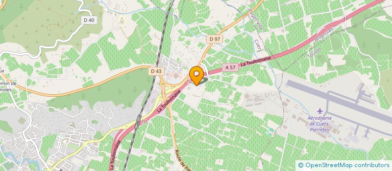 localisation de l'entreprise ALMB  CUERS