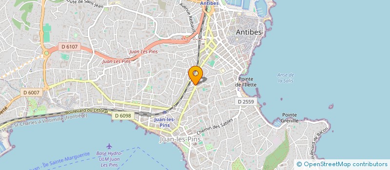 localisation de l'entreprise ALMB à ANTIBES