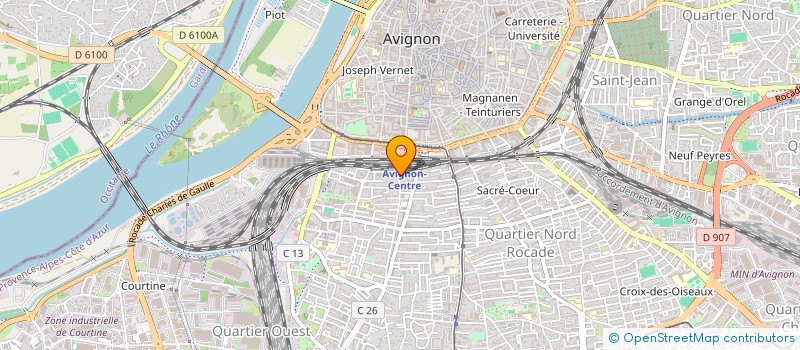 localisation de l'entreprise ALMD PRODUCTION  AVIGNON