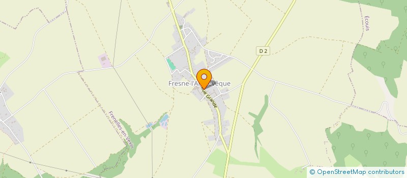 localisation de l'entreprise ALMD TRAVAUX à FRENELLES-EN-VEXIN