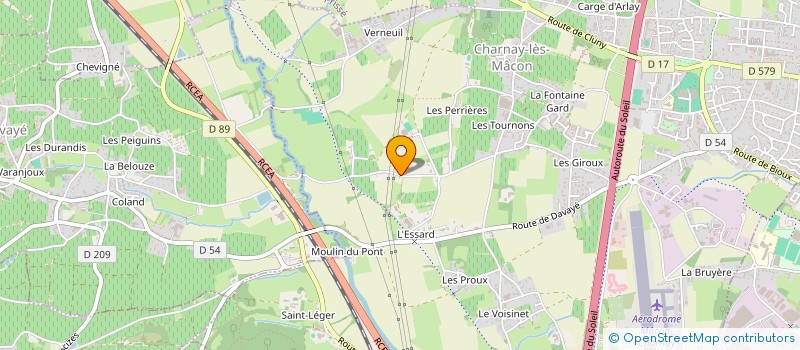 localisation de l'entreprise ALMDB à CHARNAY-LES-MACON