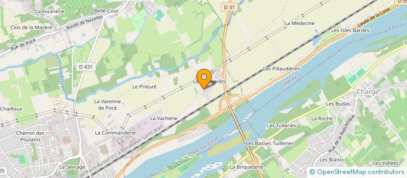 localisation de l'entreprise ALME  POCE-SUR-CISSE