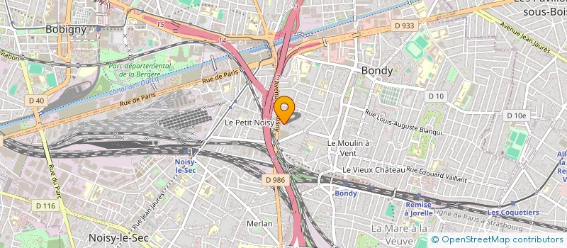 localisation de l'entreprise ALME VAS à NOISY-LE-SEC