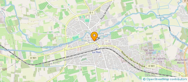 localisation de l'entreprise ALMEA  LE THOR