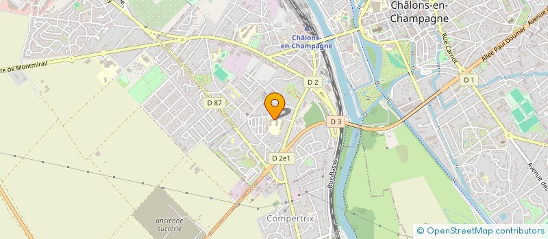 localisation de l'entreprise ALMEA FORMATIONS INTERPRO  CHALONS-EN-CHAMPAGNE