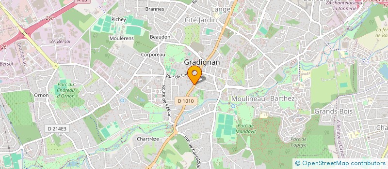 localisation de l'entreprise ALMEA SYSTEMES à GRADIGNAN