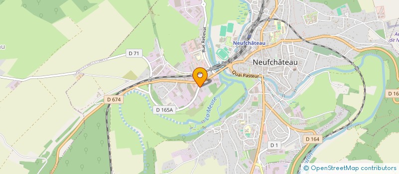 localisation de l'entreprise ALMECA à NEUFCHATEAU