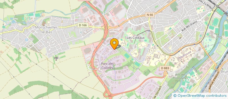 localisation de l'entreprise ALMEDIC SARL à MULHOUSE