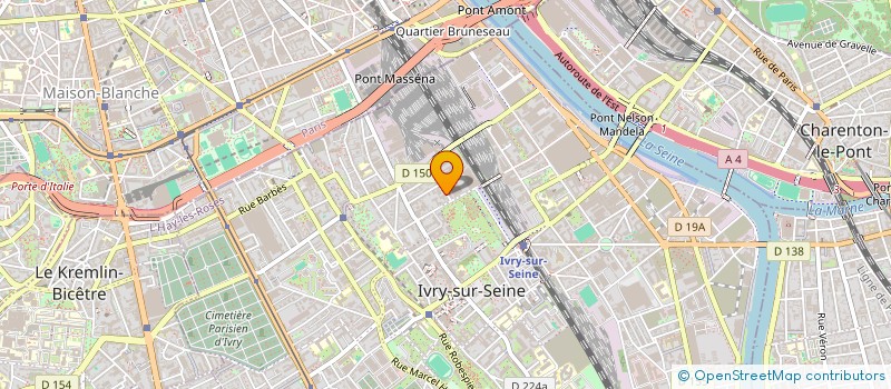 localisation de l'entreprise ALMEIDA à IVRY-SUR-SEINE