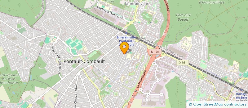localisation de l'entreprise ALMEIDA à PONTAULT-COMBAULT