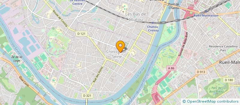 localisation de l'entreprise ALMEIDA  CROISSY-SUR-SEINE