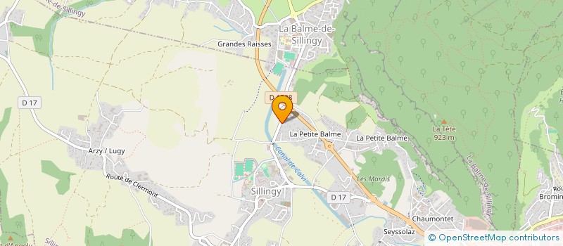 localisation de l'entreprise ALMEIDA ARAUJO  SILLINGY