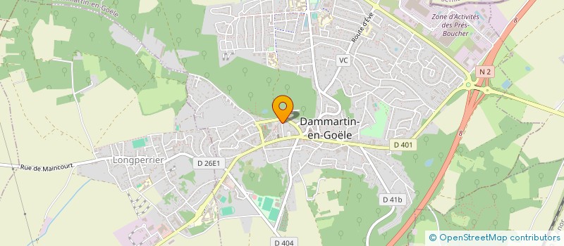 localisation de l'entreprise ALMEIDA BATIMENT  DAMMARTIN-EN-GOELE