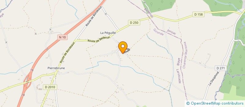 localisation de l'entreprise ALMEIDA CONSTRUCTIONS  LARUSCADE