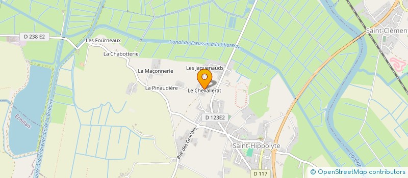 localisation de l'entreprise ALMEIDA ET SUIRE MACONNERIE  SAINT-HIPPOLYTE