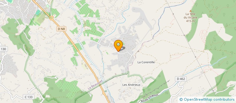 localisation de l'entreprise ALMEIDA PERE & FILS à LE BEAUSSET