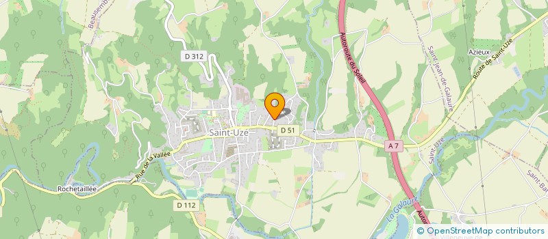 localisation de l'entreprise ALMEIDA SEBASTIEN  SAINT-UZE