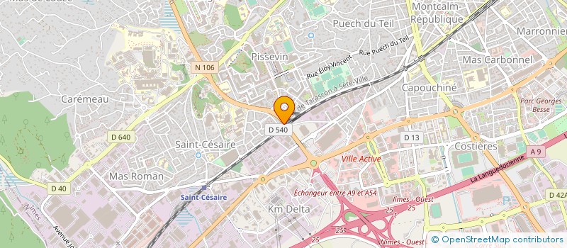 localisation de l'entreprise ALMENTATION GENERALE DU MAIL à NIMES