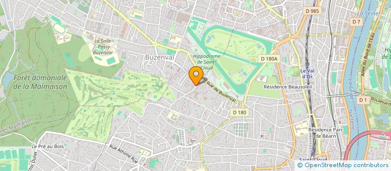 localisation de l'entreprise ALMEO COMMUNICATION  GARCHES