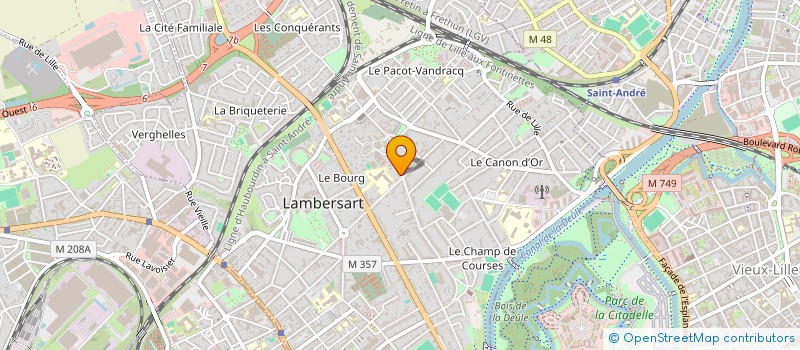 localisation de l'entreprise ALMEOS à LAMBERSART
