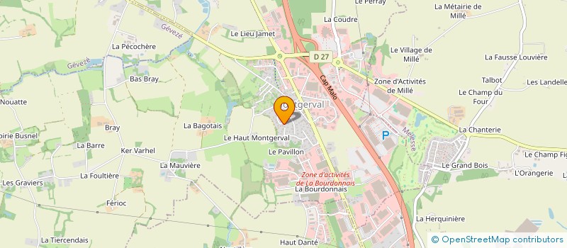 localisation de l'entreprise ALMERA  LA MEZIERE