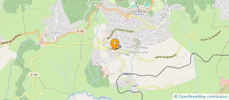 localisation de l'entreprise ALMERIA  FONT-ROMEU-ODEILLO-VIA