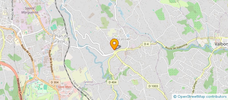 localisation de l'entreprise ALMERIA  GRASSE