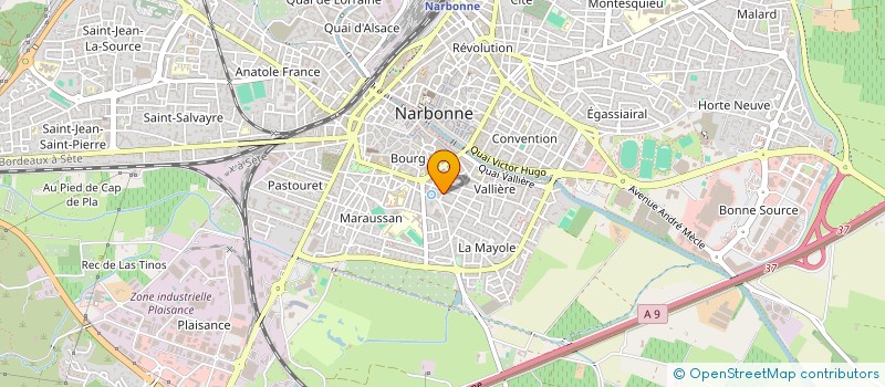 localisation de l'entreprise ALMERIA PENA DISCO DANCE COLOMBIA  NARBONNE