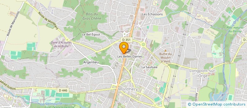 localisation de l'entreprise ALMET à MONTLHERY