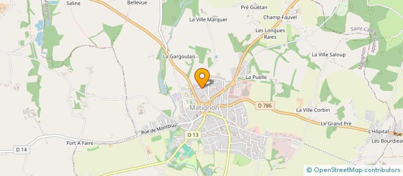 localisation de l'entreprise ALMEYA  MATIGNON