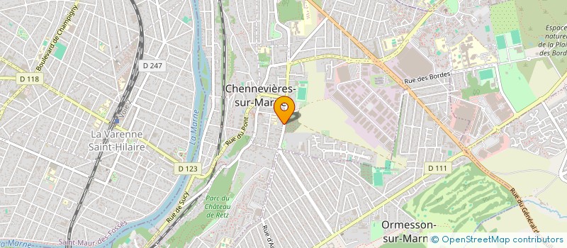 localisation de l'entreprise ALMEZSOL à CHENNEVIERES-SUR-MARNE