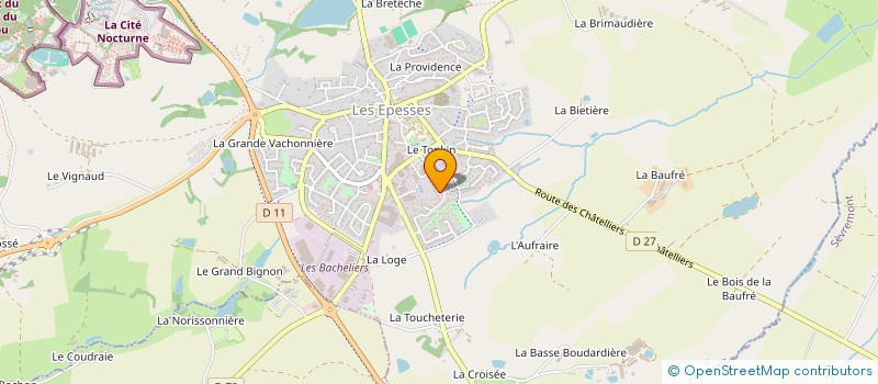 localisation de l'entreprise ALMH  LES EPESSES